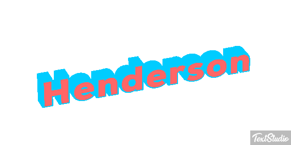 Henderson Text effect