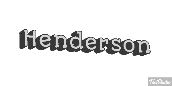 Henderson Text effect