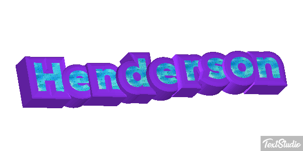 Henderson Text effect