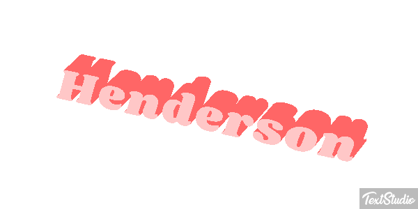 Henderson Text effect