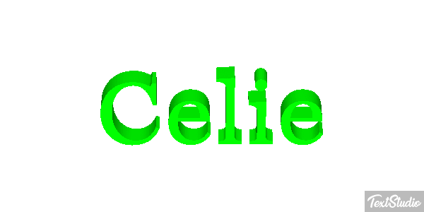 Celie Text effect