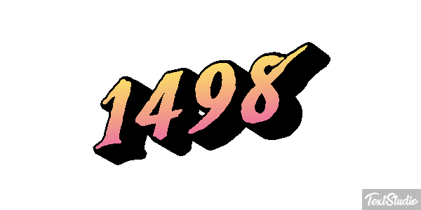 1498 Text effect