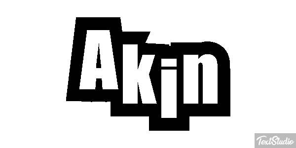 Akın テキスト効果