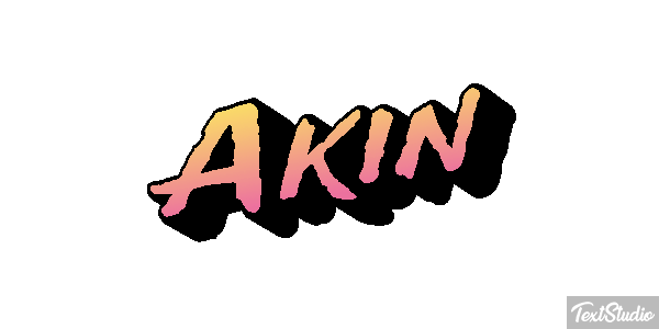 Akın テキスト効果