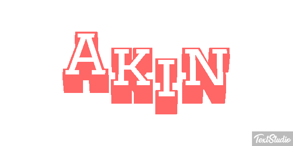 Akın テキスト効果