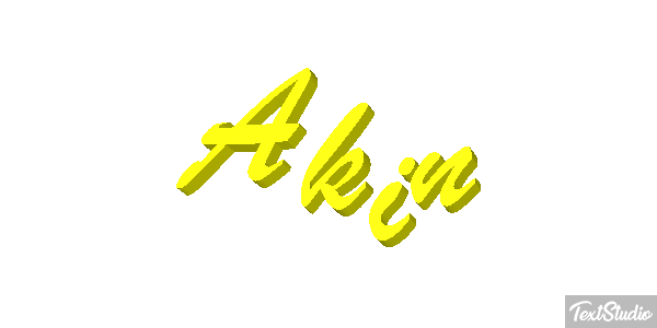 Akın テキスト効果