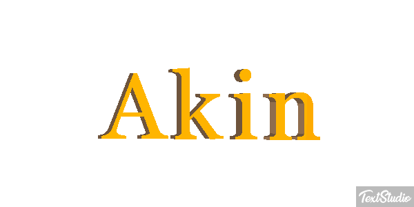 Akın テキスト効果