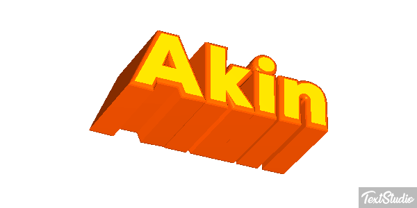 Akın テキスト効果