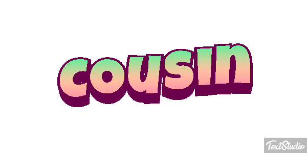 Cousin Text effect