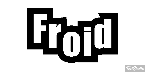 Froid Effet de texte