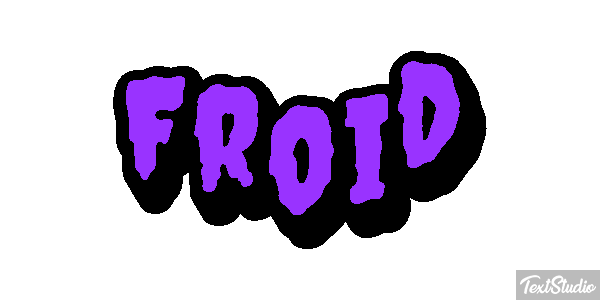 Froid Effet de texte