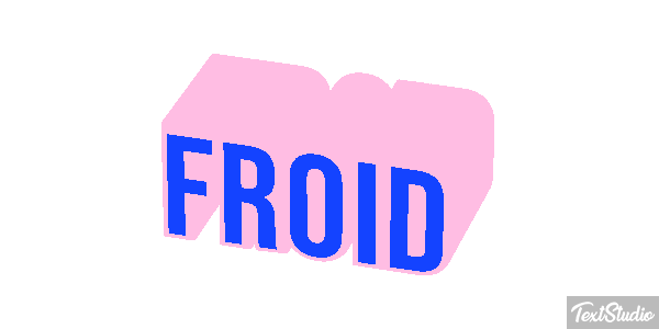 Froid Effet de texte