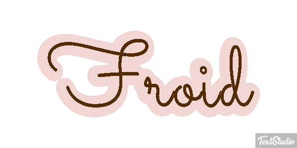 Froid Effet de texte