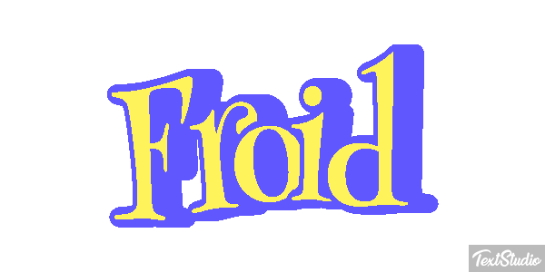 Froid Effet de texte