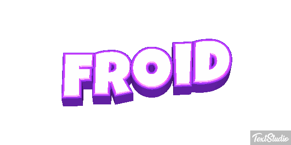 Froid Effet de texte