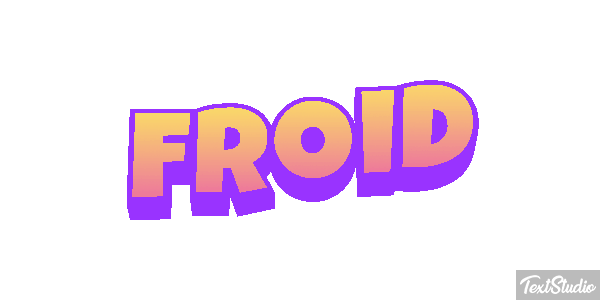 Froid Effet de texte