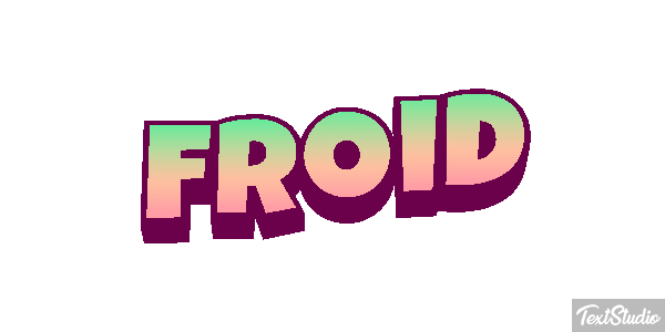 Froid Effet de texte