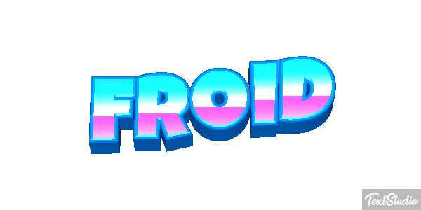 Froid Effet de texte
