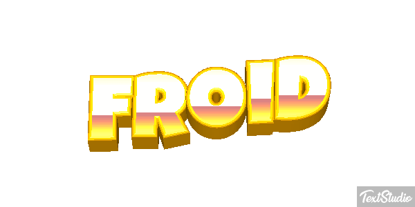 Froid Effet de texte