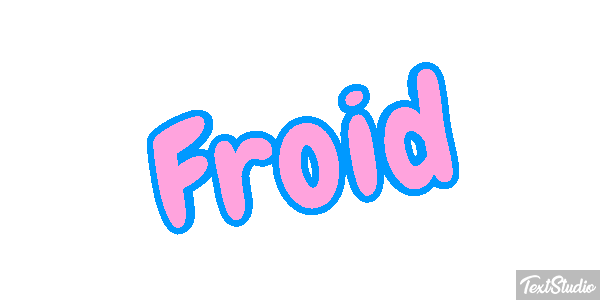 Froid Effet de texte