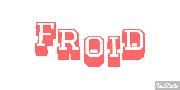 Froid Effet de texte