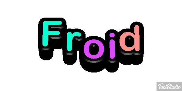 Froid Effet de texte