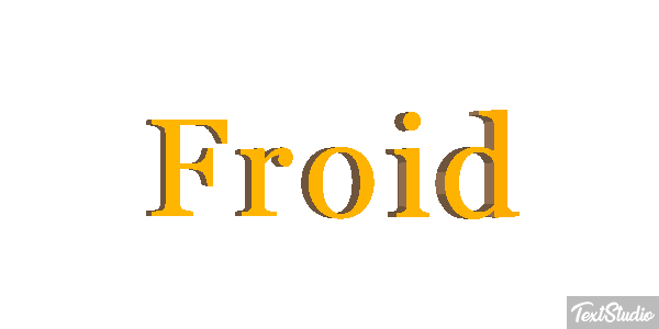 Froid Effet de texte