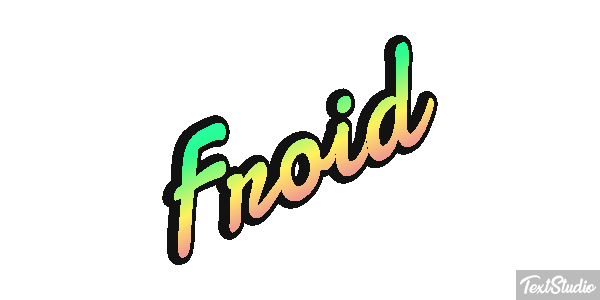 Froid Effet de texte
