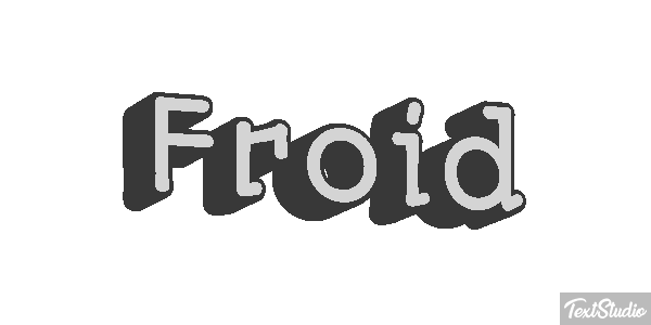Froid Effet de texte