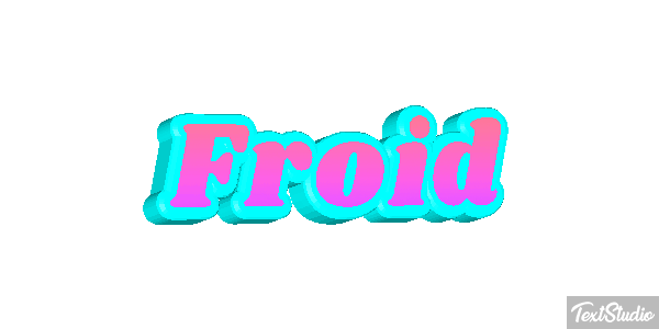 Froid Effet de texte