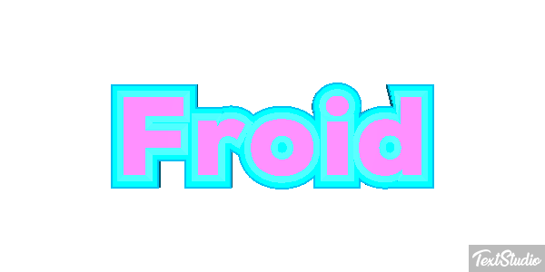 Froid Effet de texte