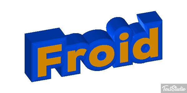 Froid Effet de texte