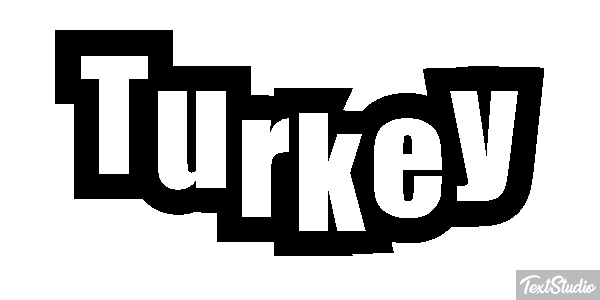Turkey Effetto testo