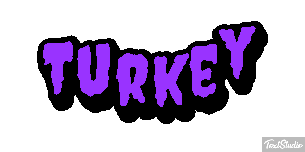 Turkey Effetto testo
