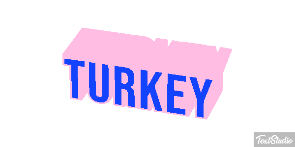 Turkey Effetto testo
