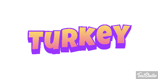 Turkey Effetto testo
