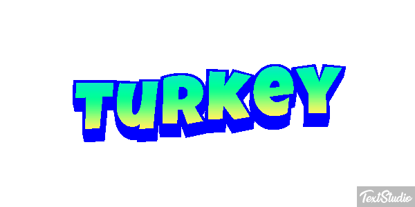 Turkey Effetto testo