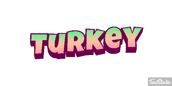 Turkey Effetto testo