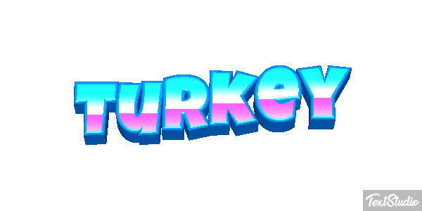Turkey Effetto testo