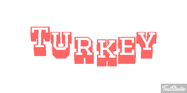 Turkey Effetto testo