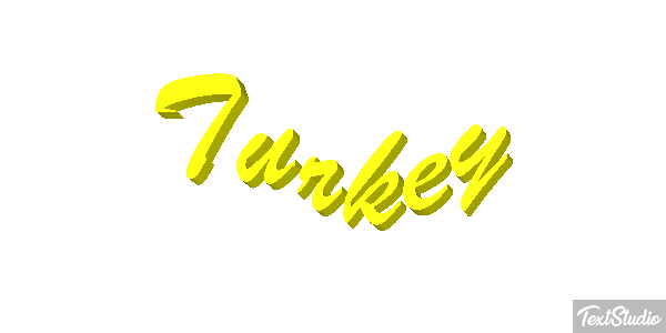 Turkey Effetto testo