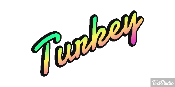 Turkey Effetto testo