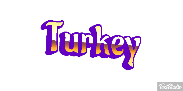 Turkey Effetto testo