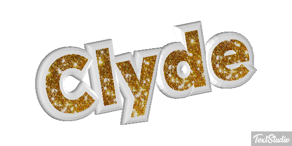 Clyde Efeito do texto