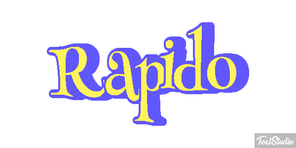 Rápido Text effect