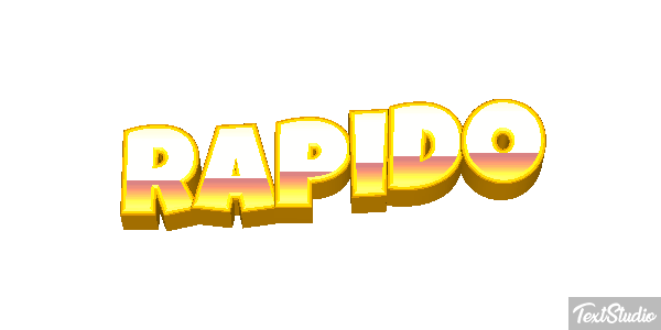 Rápido Text effect