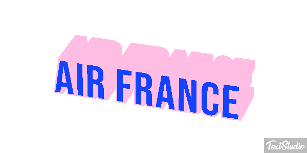 Air France Efekt tekstowy