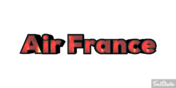 Air France Efekt tekstowy