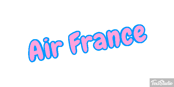 Air France Efekt tekstowy