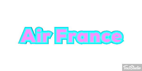 Air France Efekt tekstowy